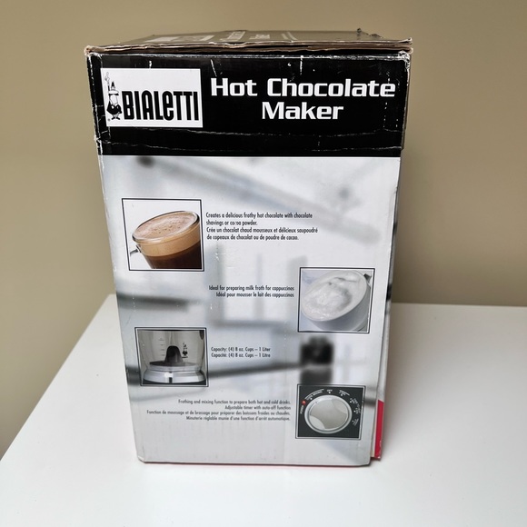 Bialetti Hot Chocolate Maker & Milk Frother. New in open box. - Picture 3 of 4